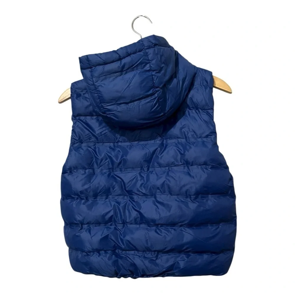 ZARA Boys Puffer Vest Sizer 8-9 Lightweight Blue Jacket Transition Layering